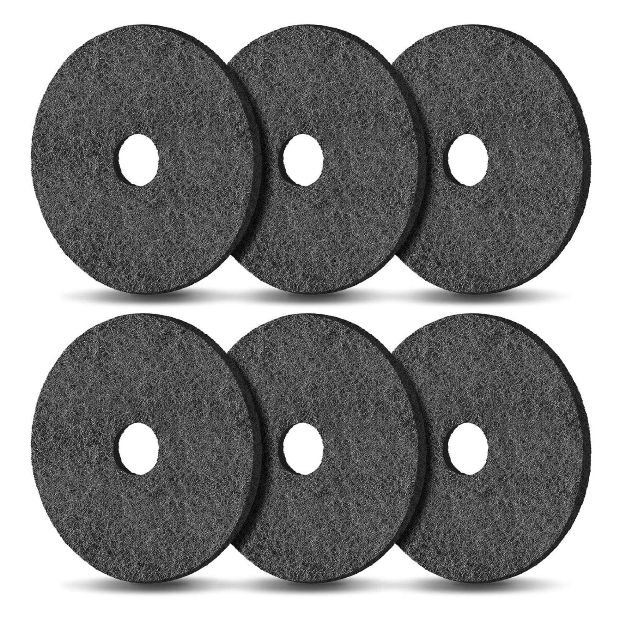 ProScrub BlackMax Heavy-Duty Floor Pads (Set of 6)
