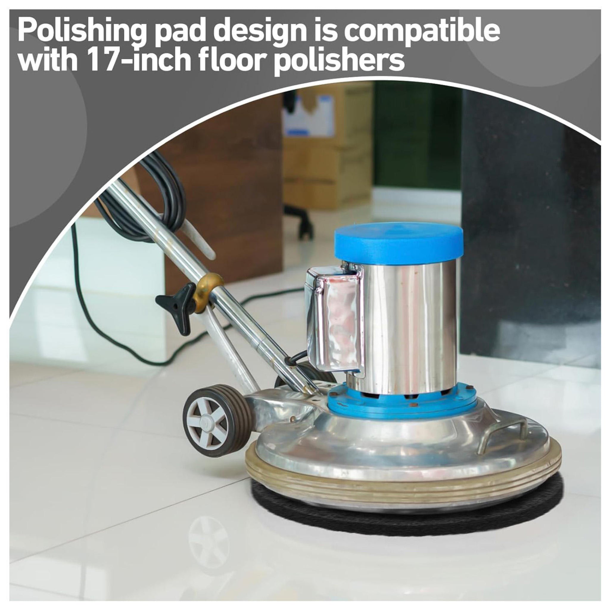 ProScrub BlackMax Heavy-Duty Floor Pads (Set of 6)